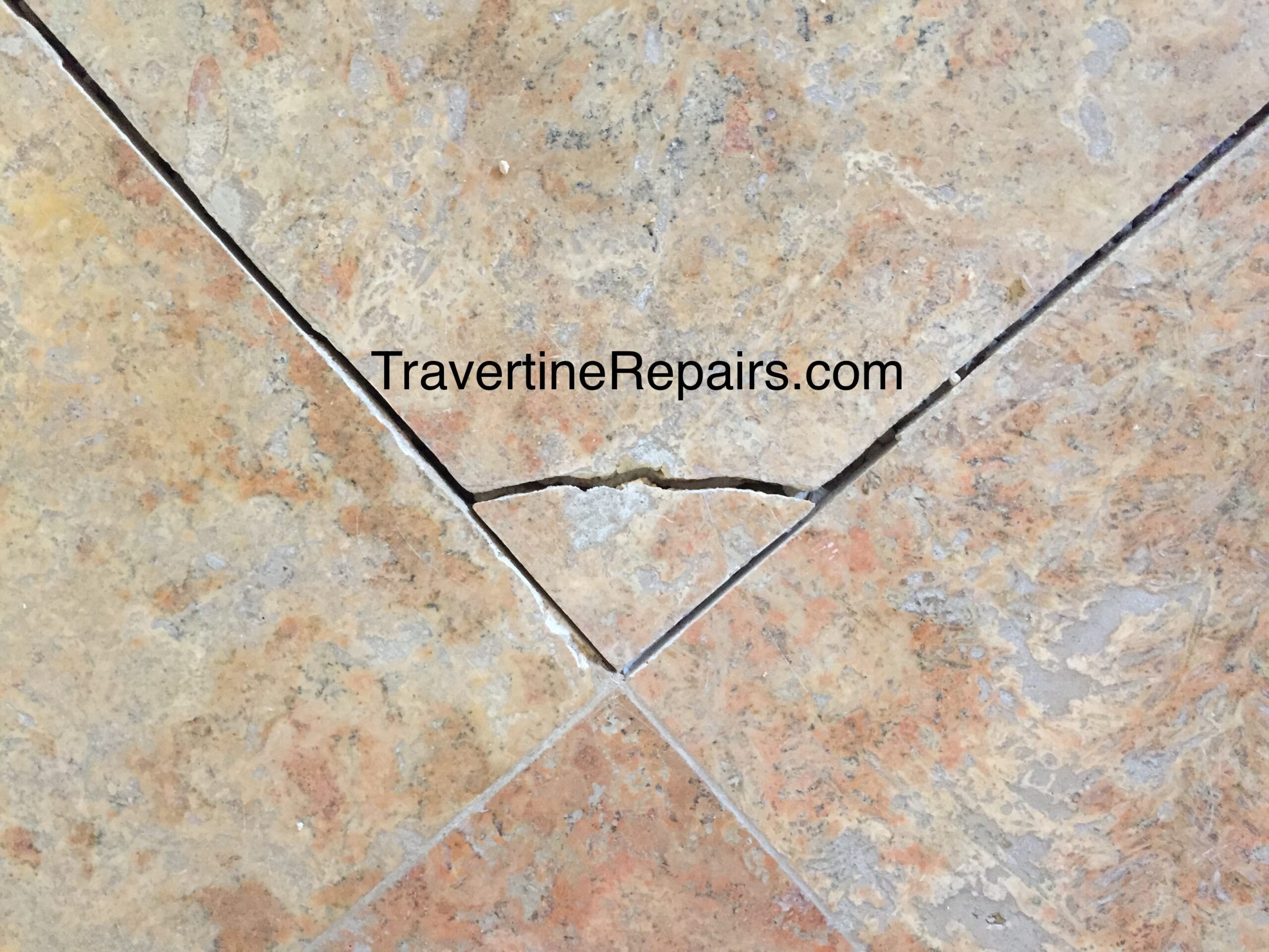 Tile Crack Before Repair